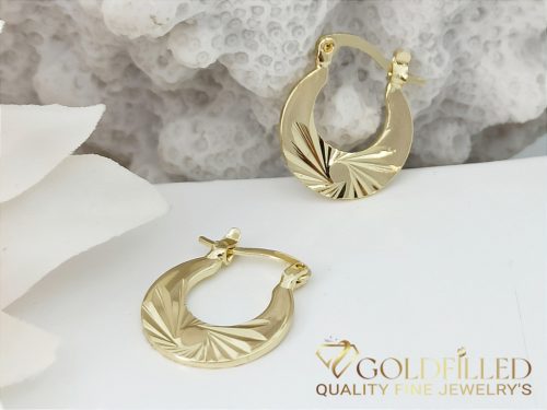 Goldfilled Antyalergiczne Kolczyki 19mm 14K