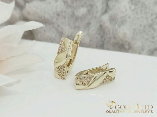 Goldfilled Antyalergiczne Kolczyki 18 mm 14K Kolo