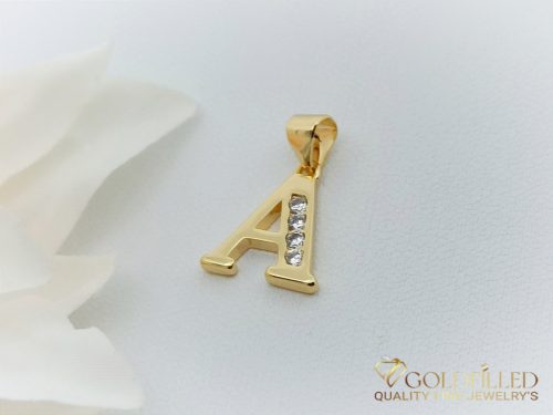 Antyalergiczny wisiorek Goldfilled 23mm, kolor 18K