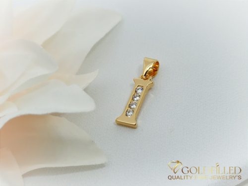 Antyalergiczny wisiorek Goldfilled 23mm, kolor 18K