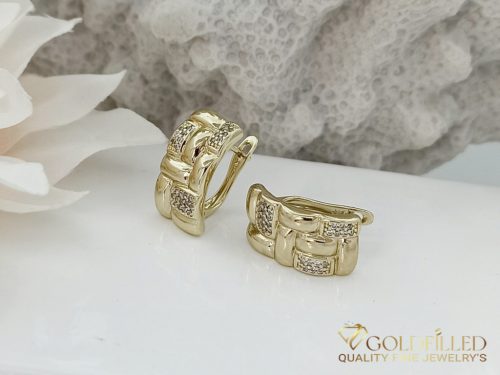 Goldfilled Antyalergiczne Kolczyki 17mm 14K Kolo