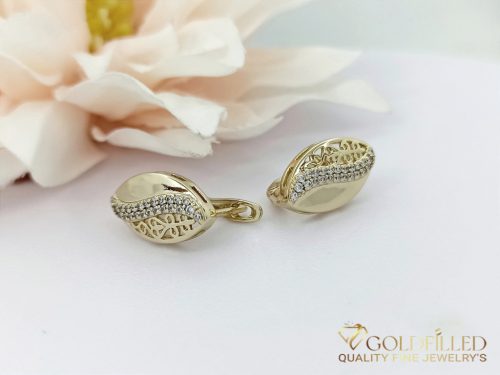 Goldfilled Antyalergiczne Kolczyki 17mm 14K Kolo