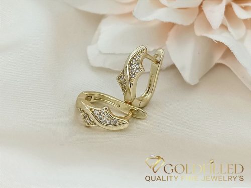 Goldfilled Antyalergiczne Kolczyki 17mm 14K Kolo