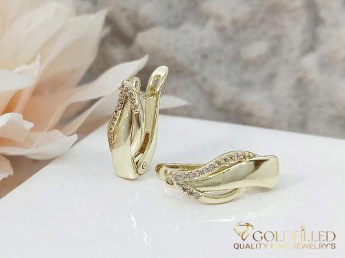 Goldfilled Antyalergiczne Kolczyki 18 mm 14K Kolo