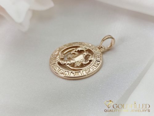 Goldfilled Antyalergiczny Medalik 28mm 18K kolor